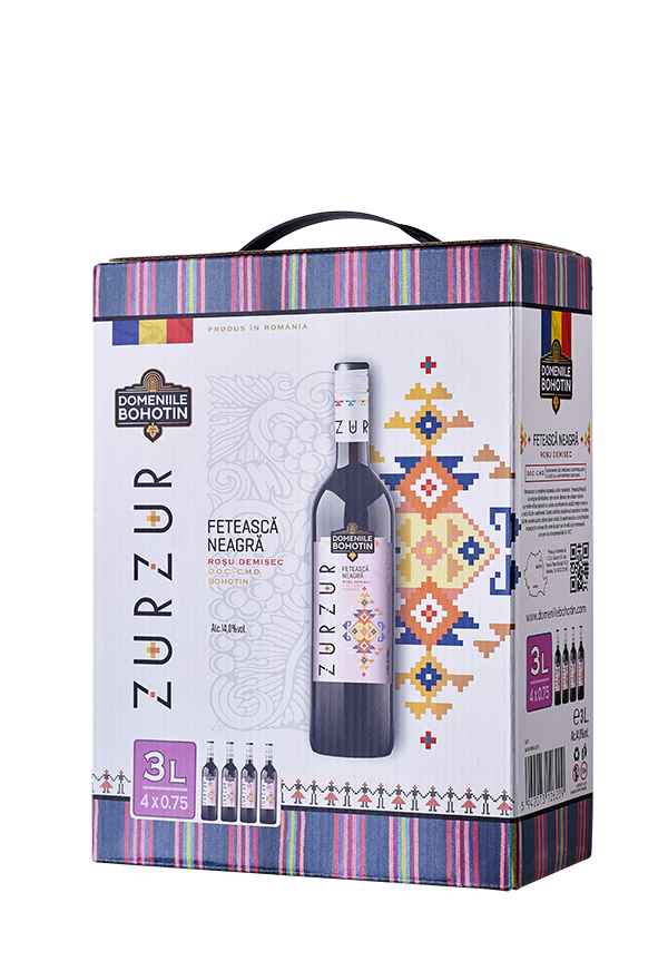 Feteasca Neagra Bag in Box, demisec - ZURZUR