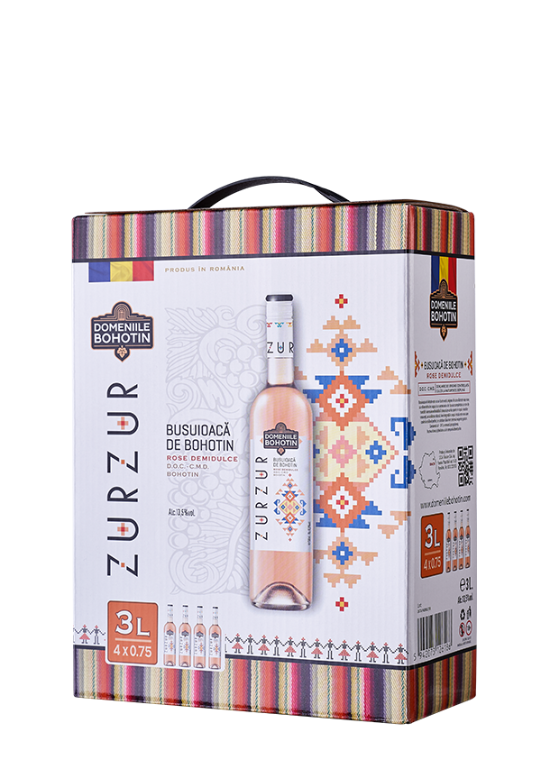 Busuioaca de Bohotin, demidulce, Bag in Box - ZURZUR